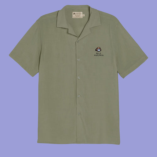 Camisa Linho Verde Bela Porcaria
